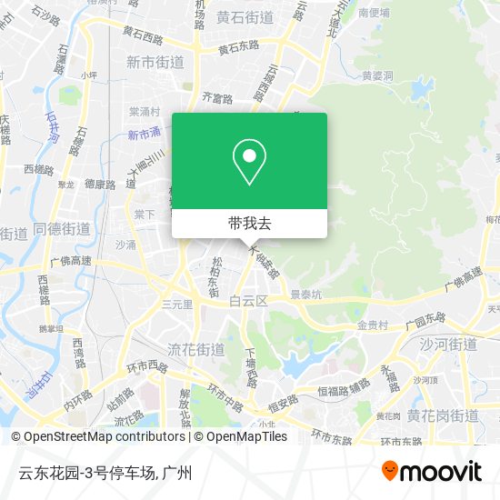 云东花园-3号停车场地图