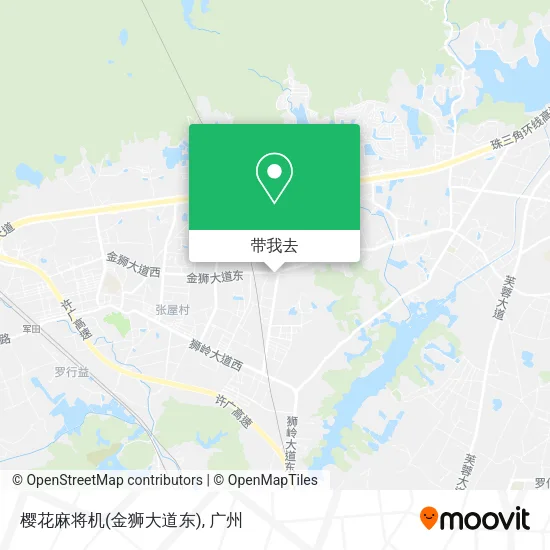 樱花麻将机(金狮大道东)地图