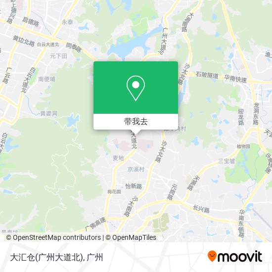 大汇仓(广州大道北)地图