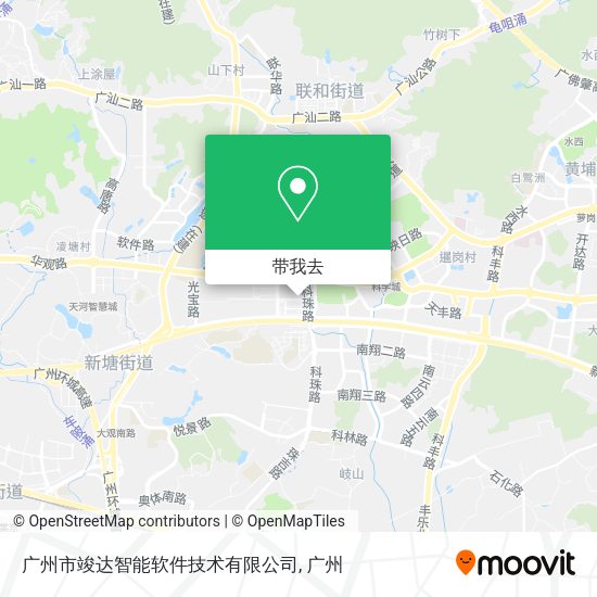 广州市竣达智能软件技术有限公司地图