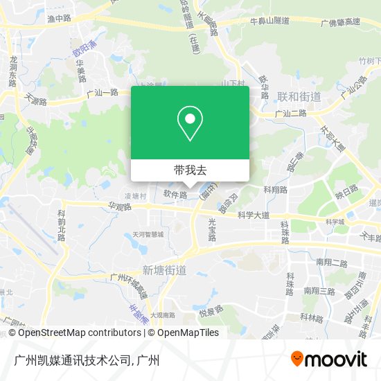 广州凯媒通讯技术公司地图