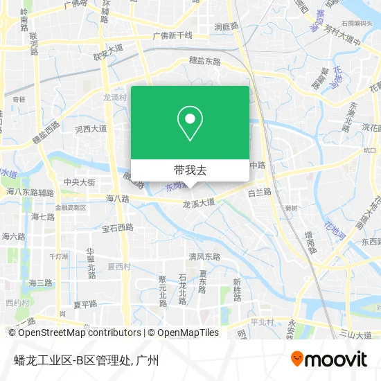 蟠龙工业区-B区管理处地图