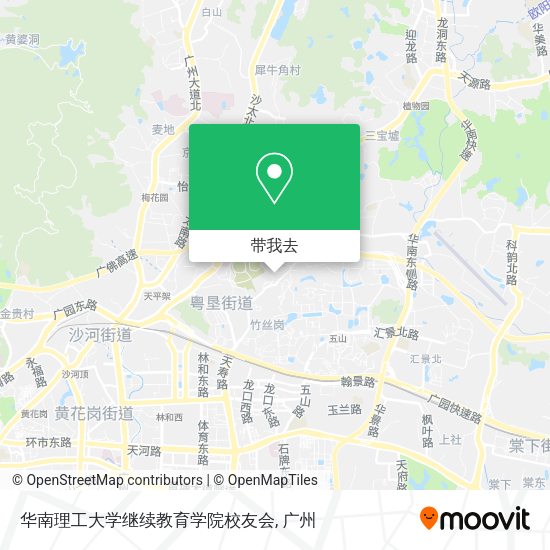 华南理工大学继续教育学院校友会地图