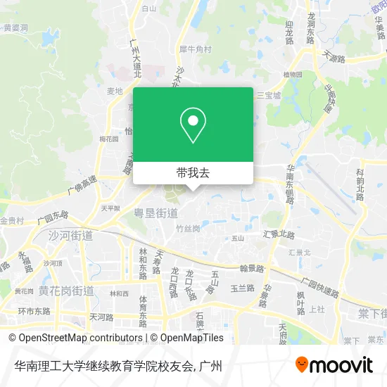 华南理工大学继续教育学院校友会地图