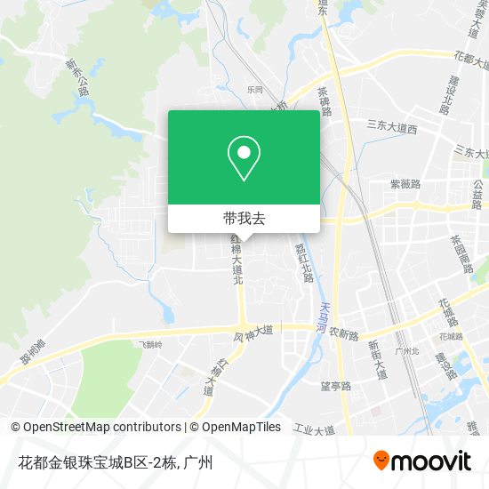 花都金银珠宝城B区-2栋地图