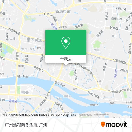广州浩程商务酒店地图