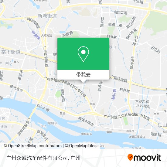 广州众诚汽车配件有限公司地图
