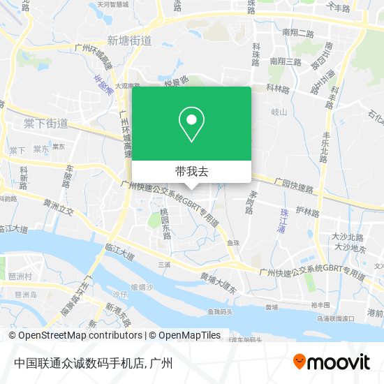中国联通众诚数码手机店地图