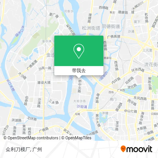 众利刀模厂地图