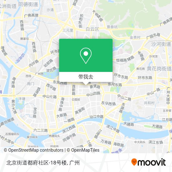 北京街道都府社区-18号楼地图