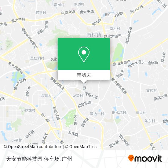 天安节能科技园-停车场地图