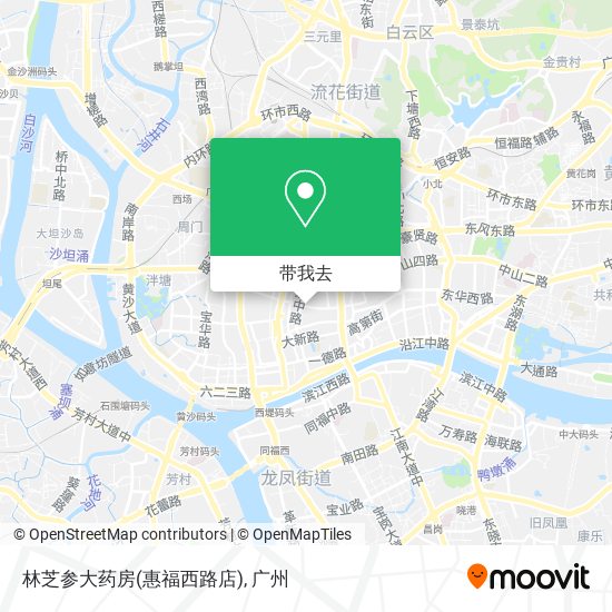 林芝参大药房(惠福西路店)地图