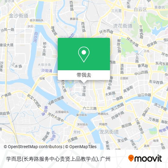 学而思(长寿路服务中心贵贤上品教学点)地图