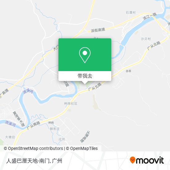 人盛巴厘天地-南门地图