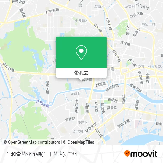 仁和堂药业连锁(仁丰药店)地图