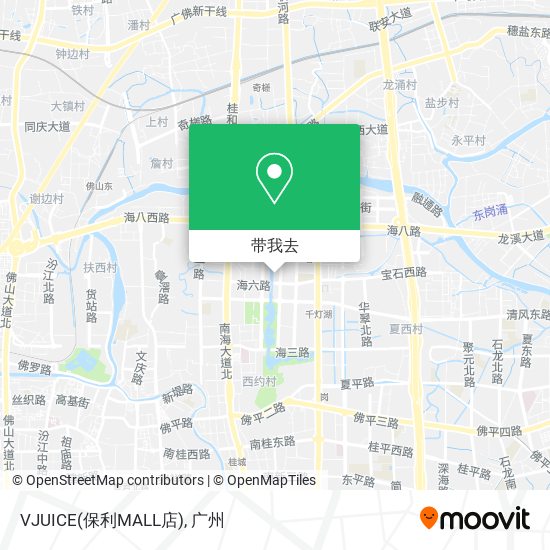 VJUICE(保利MALL店)地图