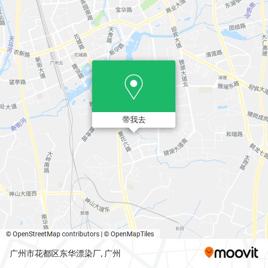 广州市花都区东华漂染厂地图