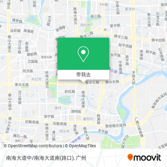 南海大道中/南海大道南(路口)地图