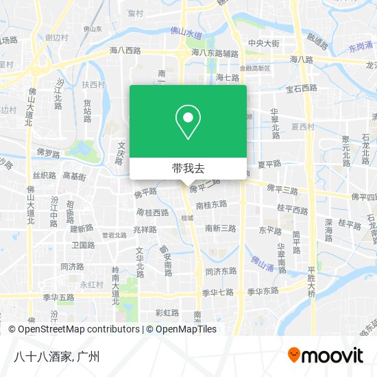八十八酒家地图