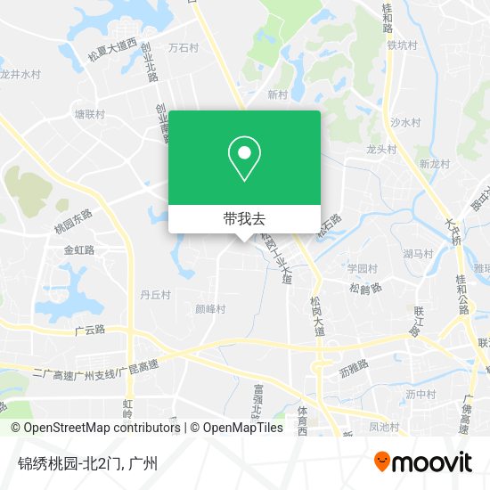 锦绣桃园-北2门地图