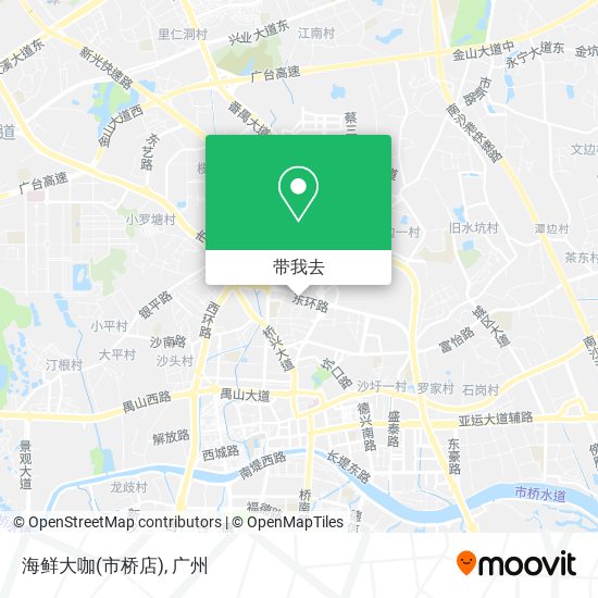 海鲜大咖(市桥店)地图