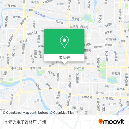 华新光电子器材厂地图