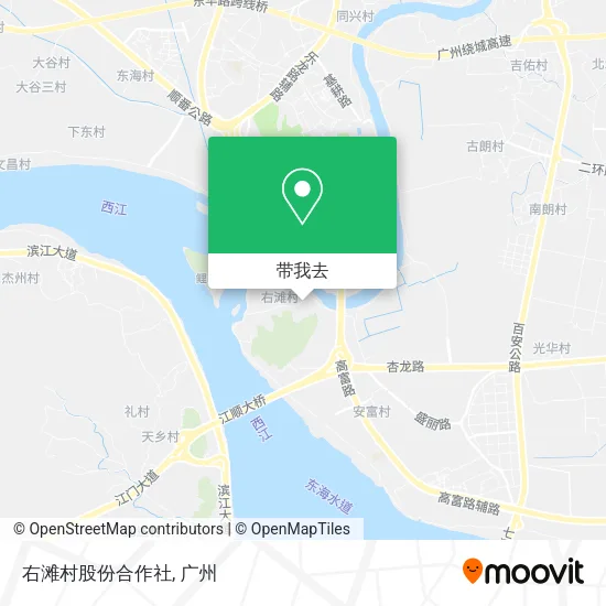 右滩村股份合作社地图