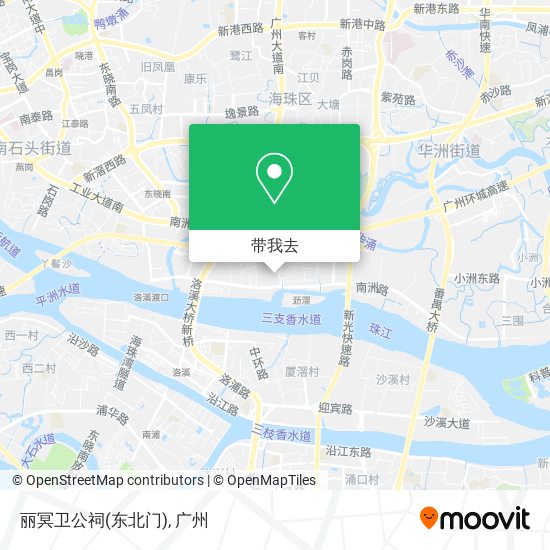 丽冥卫公祠(东北门)地图