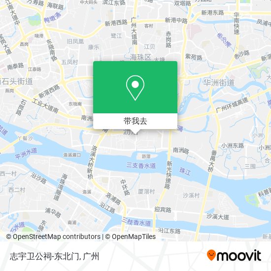 志宇卫公祠-东北门地图