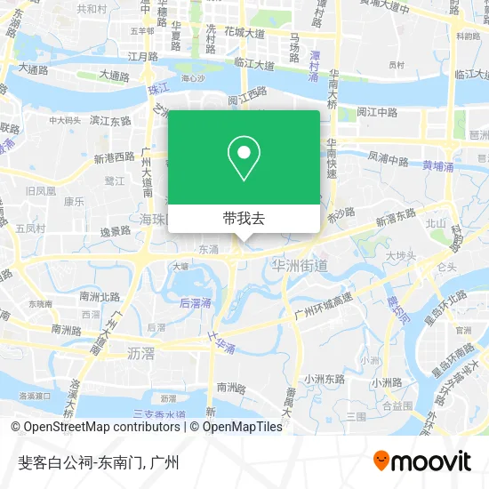 斐客白公祠-东南门地图