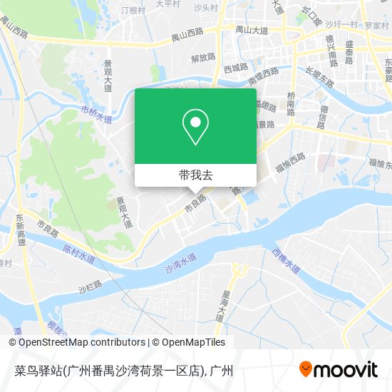 菜鸟驿站(广州番禺沙湾荷景一区店)地图