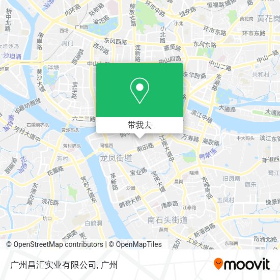 广州昌汇实业有限公司地图