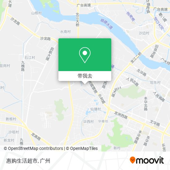 惠购生活超市地图