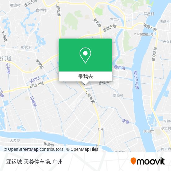 亚运城-天荟停车场地图
