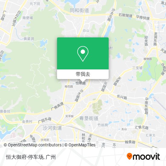 恒大御府-停车场地图