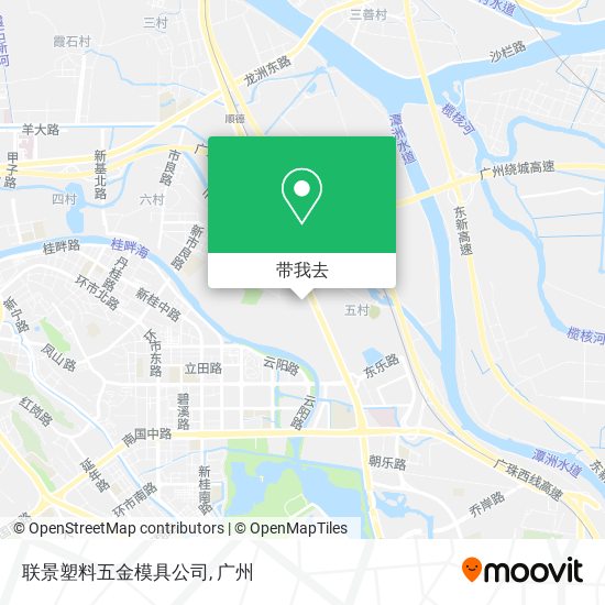 联景塑料五金模具公司地图