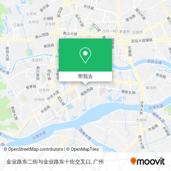 金业路东二街与金业路东十街交叉口地图