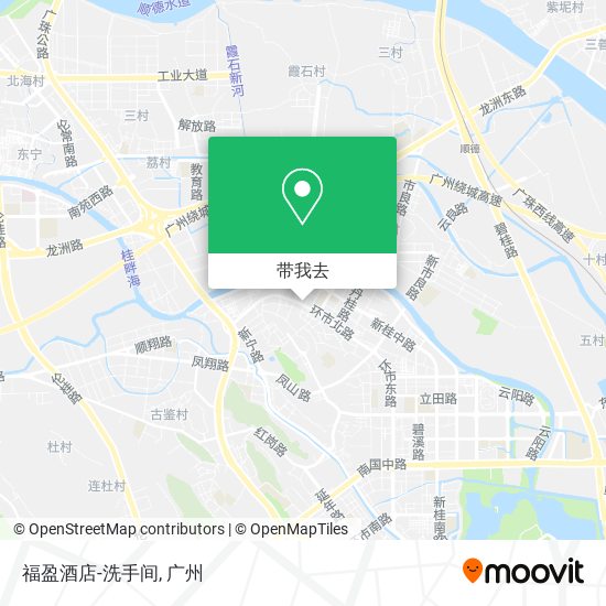 福盈酒店-洗手间地图