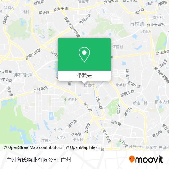广州方氏物业有限公司地图