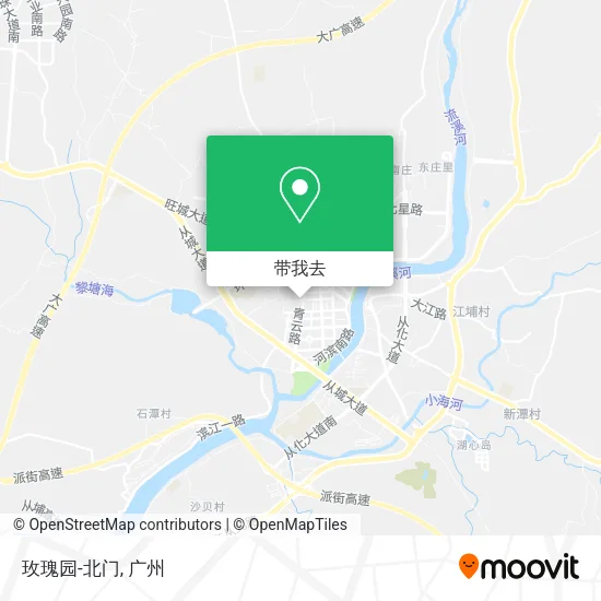 玫瑰园-北门地图
