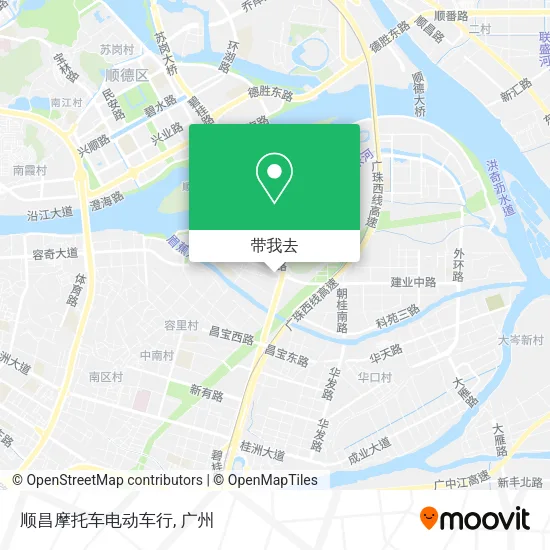 顺昌摩托车电动车行地图