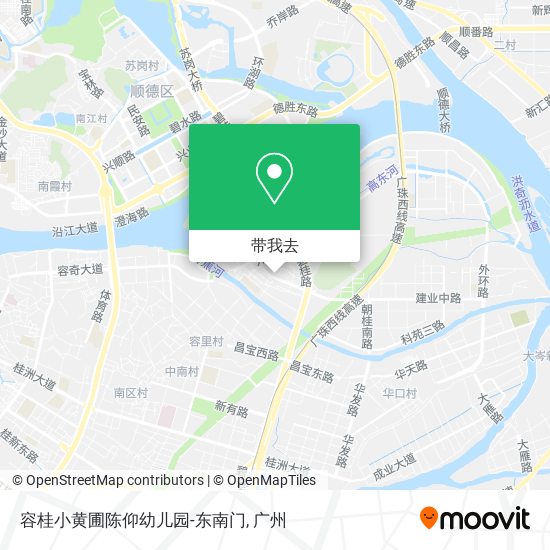 容桂小黄圃陈仰幼儿园-东南门地图