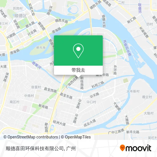 顺德喜田环保科技有限公司地图
