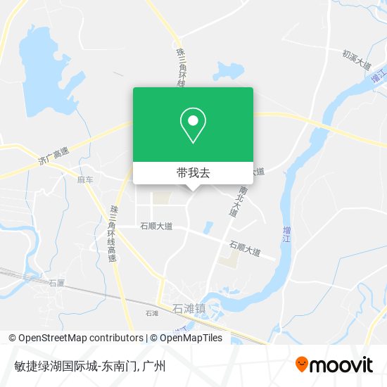 敏捷绿湖国际城-东南门地图