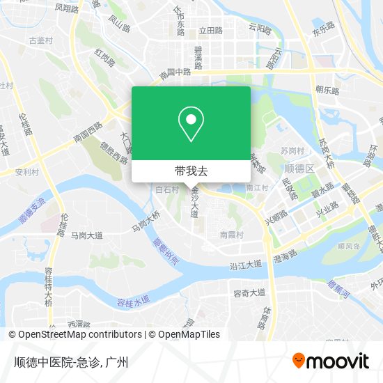 顺德中医院-急诊地图