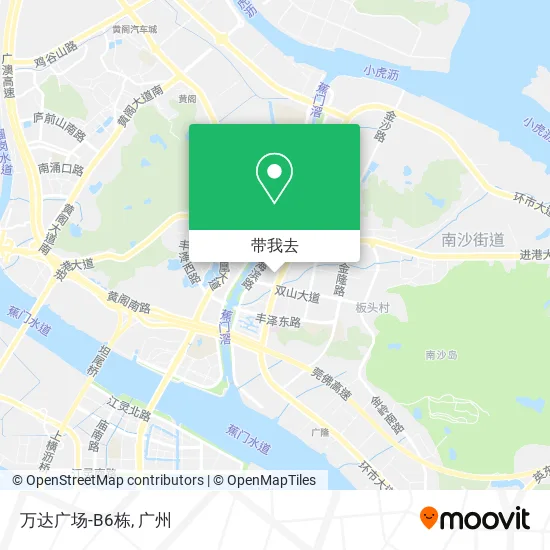 万达广场-B6栋地图