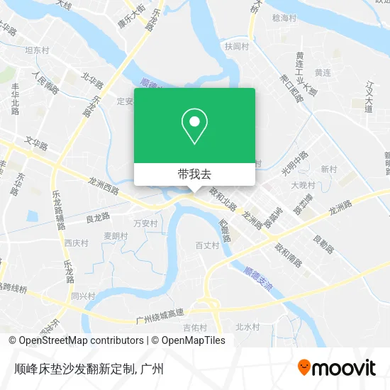 顺峰床垫沙发翻新定制地图