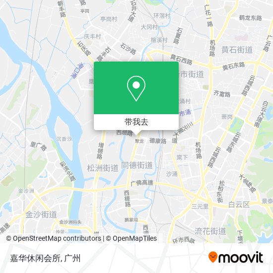 嘉华休闲会所地图