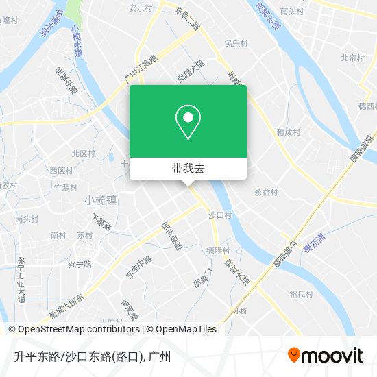 升平东路/沙口东路(路口)地图