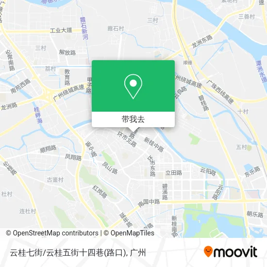 云桂七街/云桂五街十四巷(路口)地图